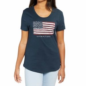 GALT American Shirt Navy Flag Cotton Tee